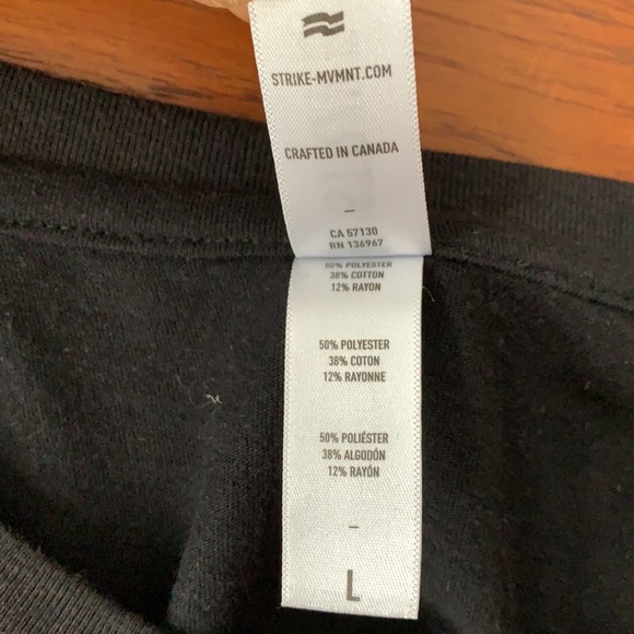 STR/KE MVMNT (strike movement) Men’s Black Tee. L. - Picture 7 of 7